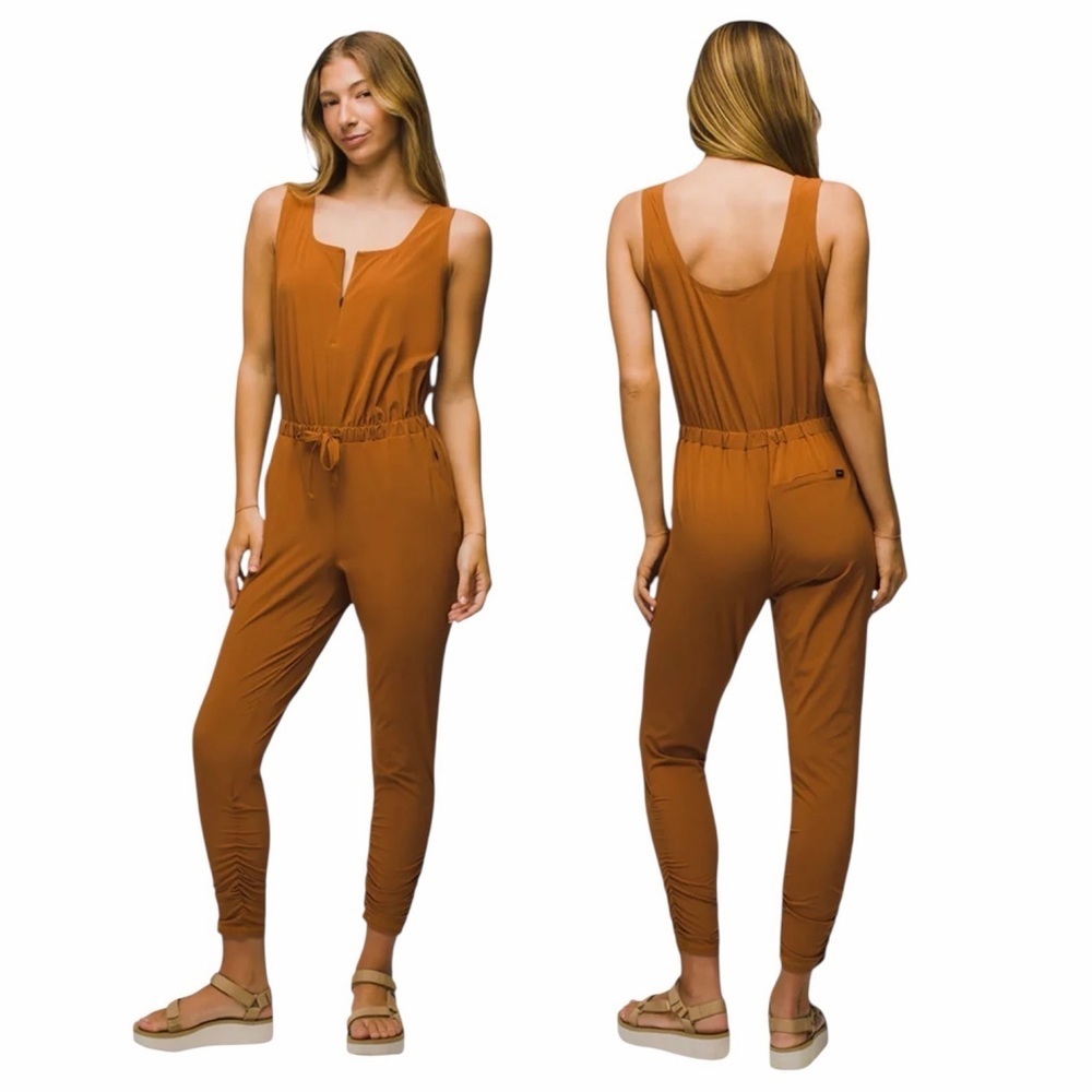 PRANA Railay Jumpsuit in Clay Size Small